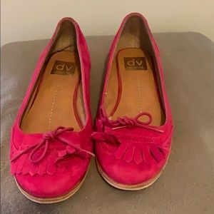 DV Dolce Vita Pink Suede Loafer Flats 6